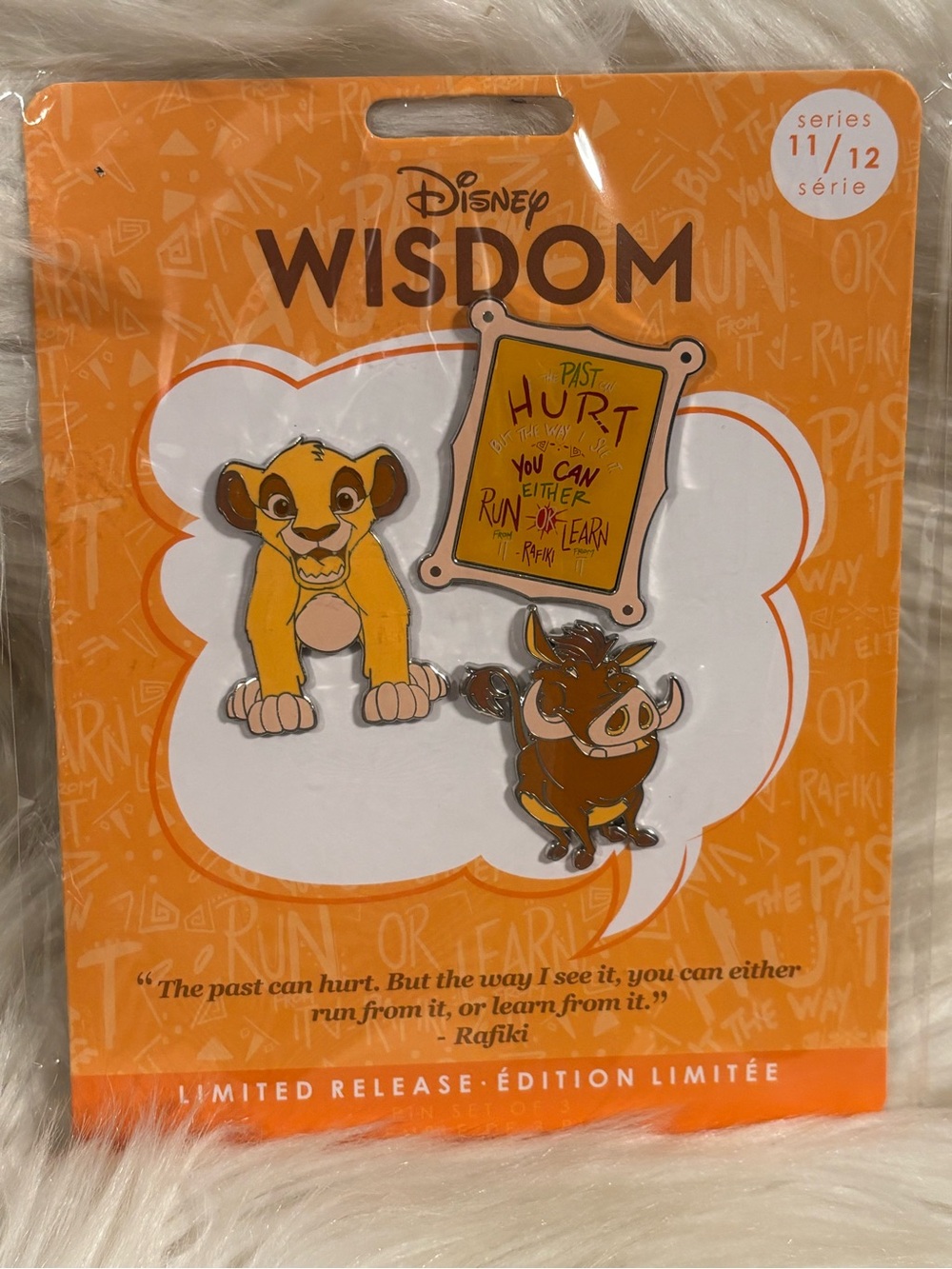 Disney Wisdom Pin Set – Simba – The Lion King – November – Limited Release New